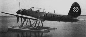 гидросамолет 
Arado Ar 196
